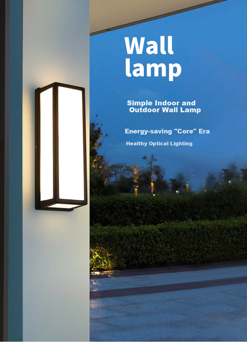 ZIDENG Outdoor Waterproof Wall Light Villa Lighting New Chinese Style Courtyard Decorative Simple Outdoor Corridor Balcony Wall Lamp 1