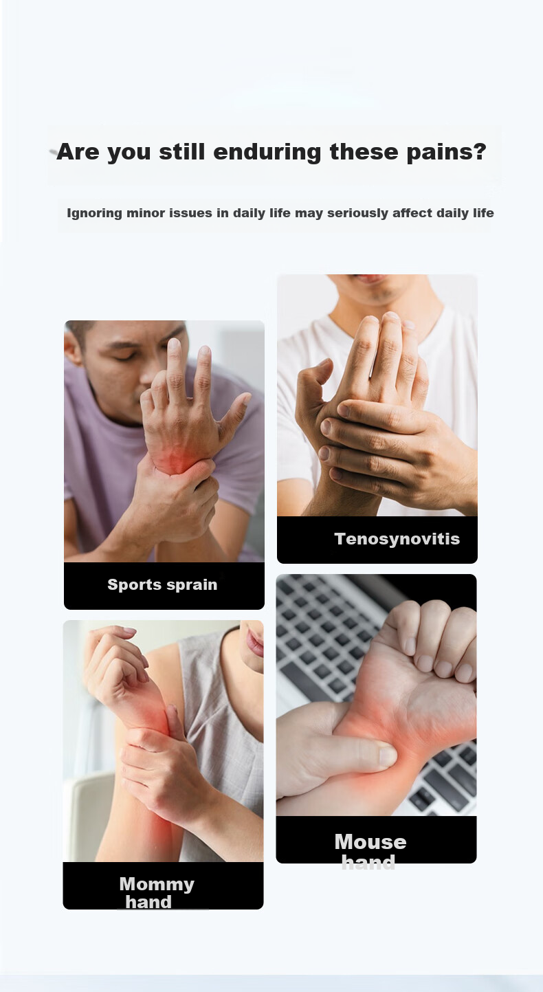 NAILEKESI N TFCC Wrist Brace Joint Sprain Wrist Strain Tenosynovitis Sports Fitness Medical Unisex Badminton Support 2