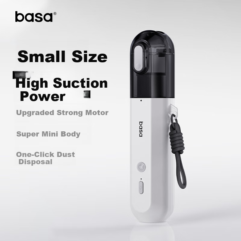 Basa Car Vacuum Cleaner, Cordless Handheld High Suction Power, for Car And Home Use, Desktop Cleaning, High Power, Mini Portable Handheld Vacuum, 6000Pa