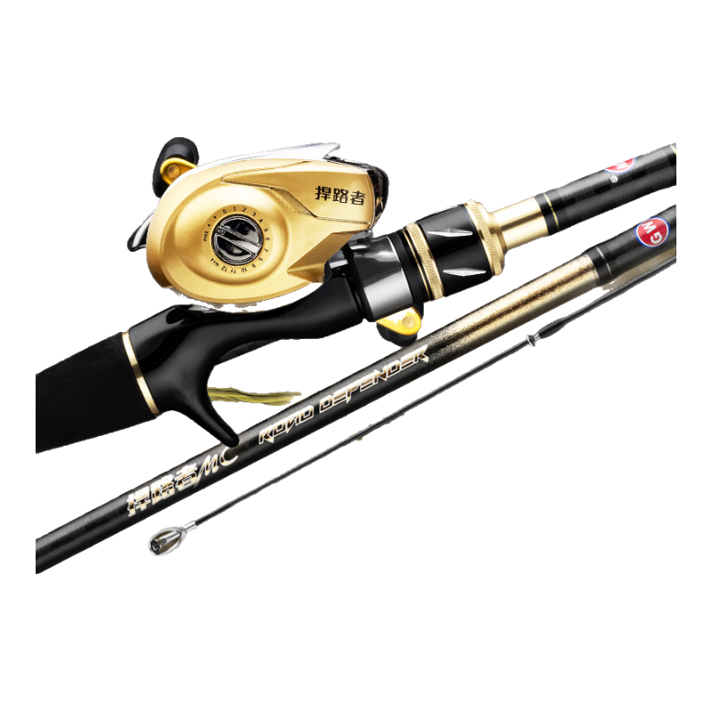GW 1.68m UL Gun Handle Pathfinder Micro Lure Rod Set Right-Handed Baitcasting Reel Lure Rod for Perch Fishing