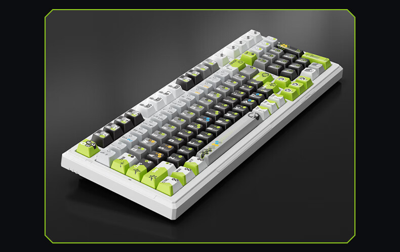Ikbc Wireless Mechanical Keyboard with Wired Bluetooth Triple-Mode RGB Customizable Gaming High-End Aesthetic Office Computer Keyboard Sold by JD Gasket 5-Layer Padded 3