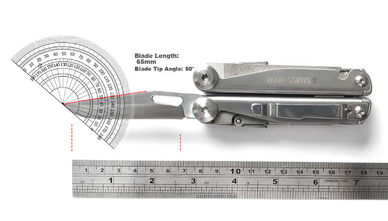 SHEFFIELD Swiss Technology Outdoor Multi-Functional Combination Tool Pliers, Folding Scissors, EDC Survival Equipment, Multi-Purpose Tool Pliers 14