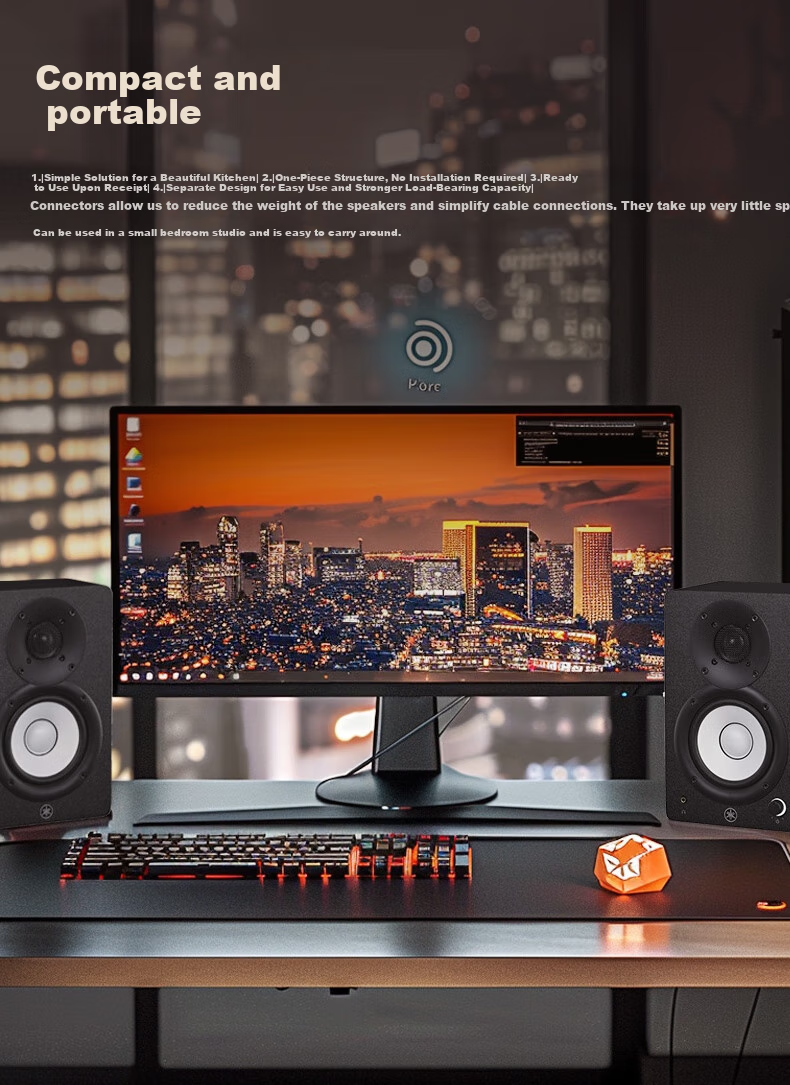 YAMAHA HS5 Active Monitor Speaker Studio, Professional Active Speaker, Professional Audio Equipment, Black (One Piece) 9