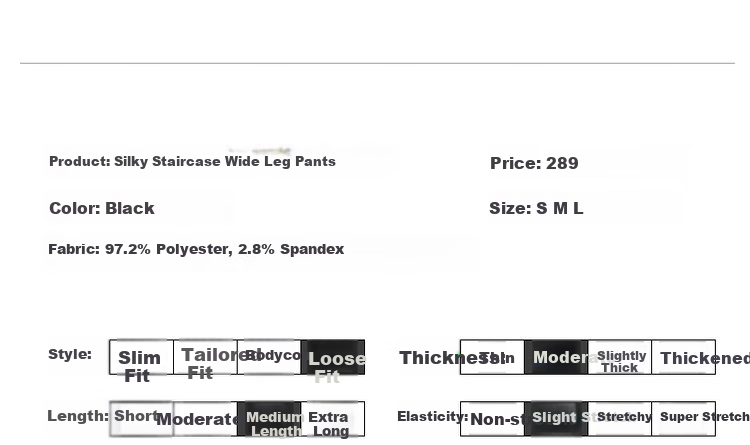 Dme [Refined Light Urban Draping Pants] Spring And Autumn Lightweight Elastic Waist Long Pants Women's Casual Trousers 5