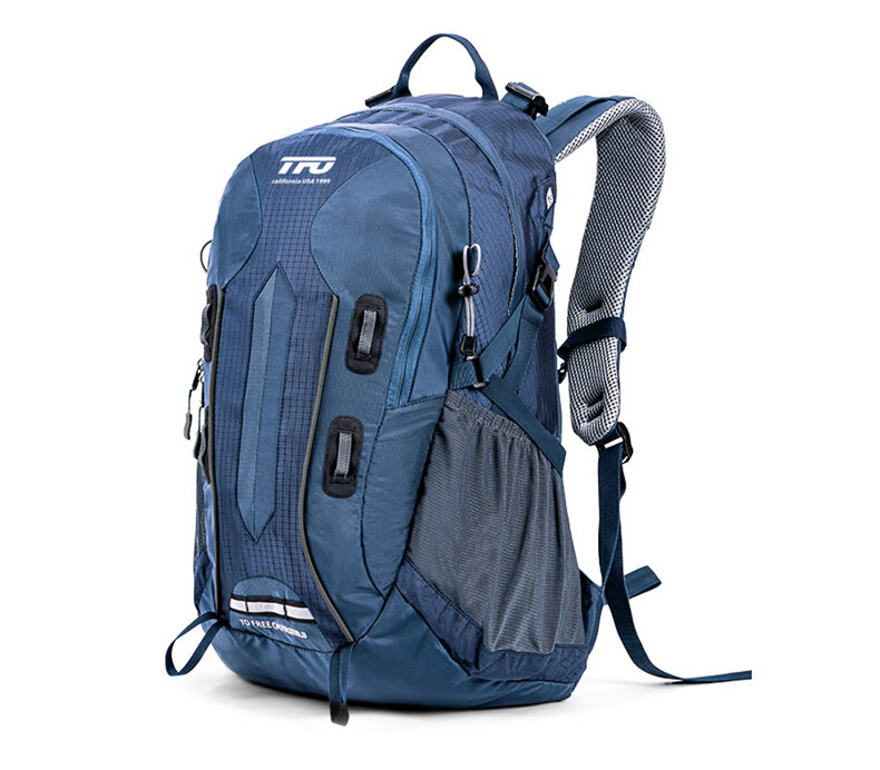 TFO Four Sisters Mountain Series Outdoor Backpack, Hiking And Mountaineering Bag D910033, Blue, 40L 5