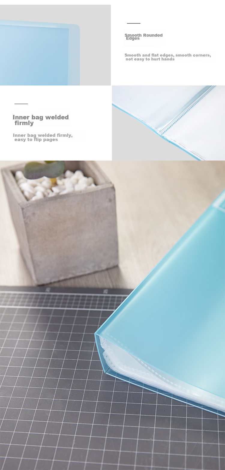 Deli A4/60-Page Document Folder for Primary And Secondary School Students, Exam Paper Storage Folder, Prenatal And Maternity Check-Up File Organizer with Loose-Leaf Pockets, File Holder 72557 Blue 6