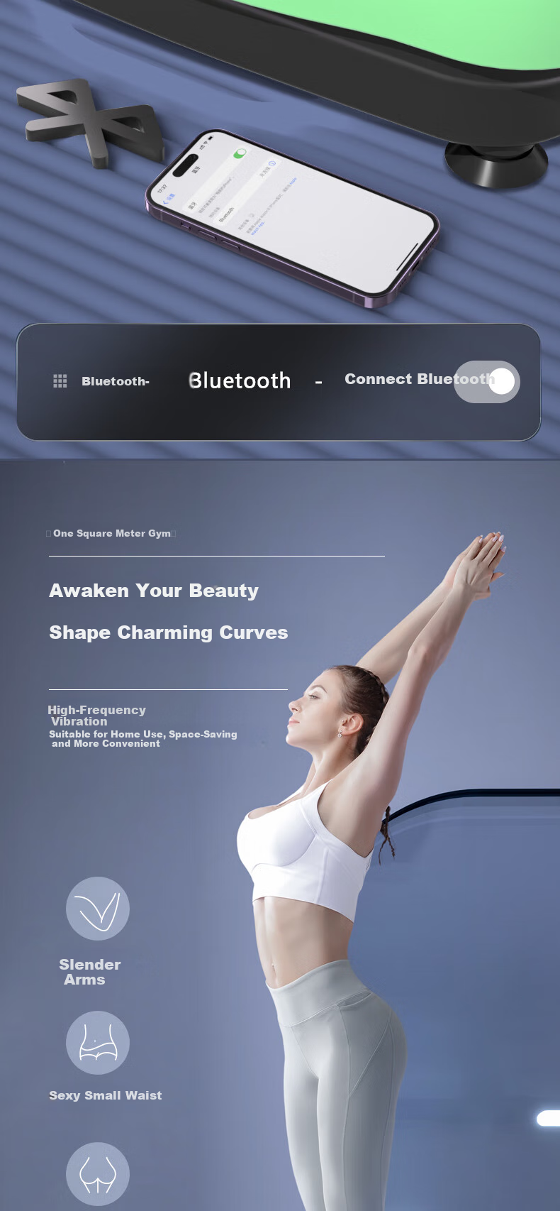 SMOOKY Fat-Burning Machine, Lazy Person's Device, Shaker Machine, Waist And Leg Slimming Device, Abdominal Shaker, Slimming Acupressure Board, Massage Rhythm Machine, Fitness Equipment 4