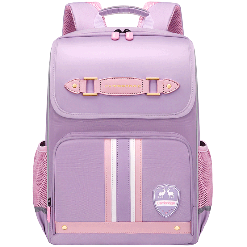 Dijiuchengbao Elementary School Backpack for Grades 3-6, Ultra-Lightweight, Children's Backpack, Anti-Sagging, Pressure-Reducing, Spine-Protecting, Double Shoulder Bag for Girls