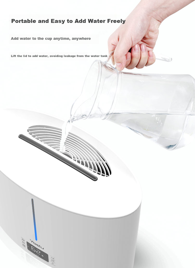 Yadu Humidifier, Rapid Moisturizing, Dual LED UV Sterilization, Top Water Filling Large Capacity, Bedroom Home Use, SC700-SK071 9