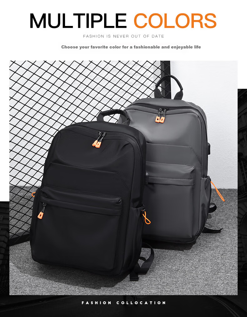 JEVI Backpack for Men, Lightweight And Simple, Large Capacity Laptop Travel Backpack for Middle School, High School And College Students 3