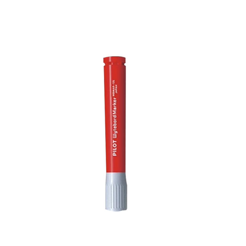PILOT Large Capacity Whiteboard Marker, Water-Based Erasable, Thick Barrel Marker Pen, Logistics Marking Pen, WBMAR-12L Red Single Pack