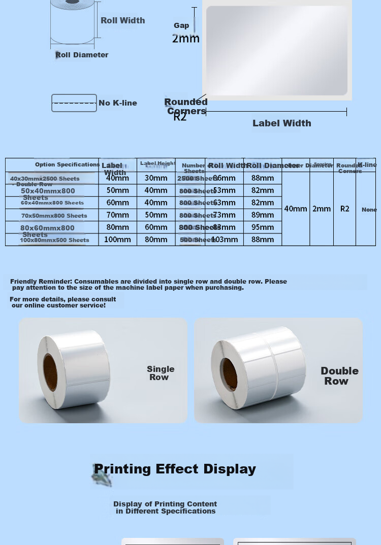 Surada 50x40mmx800 Silver Label Paper, Matte Silver Label Paper, PET Label Paper, Waterproof Label, Self-Adhesive Fixed Asset Label Sticker, Silver Label Paper BQ-0122 7