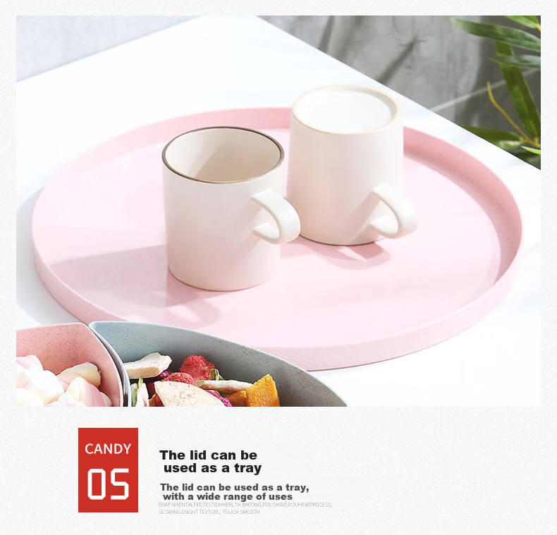 Jinghuisichuang Fruit And Nut Snack Storage Box, Dried Fruit And Nut Tray, Melon Seed Dish, Nuts And Seeds Plate, Stylish Creative Candy Box 7
