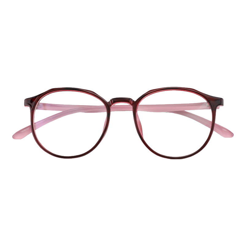 Nianqingtai Women's Fashionable Full-Frame TR90 Comfortable High-Definition Ultra-Light Imported Reading Glasses D686+2.00 Diopters for Presbyopia