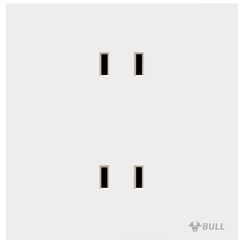BULL G57 Butterfly Ultra-Thin Skin-Feel Switch 10A Four-Hole Socket Panel G57Z222 Beige White