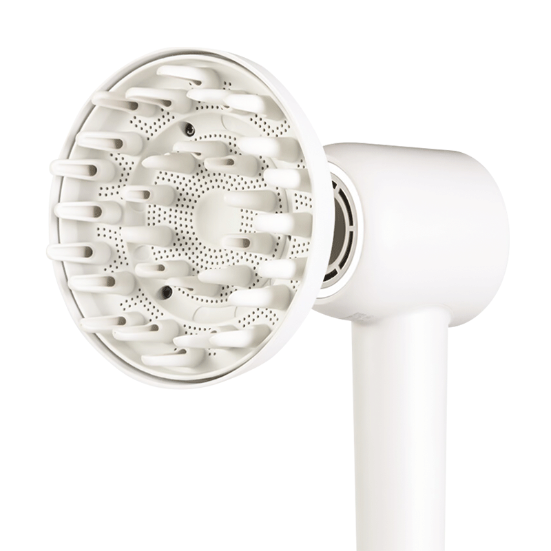 Lelandi Universal Laifen LF03/SE Hair Dryer Diffuser Nozzle for Kangfu F9/F1 Hair Dryer Magnetic Suction Nozzle Curling Volumizing Drying Hood Upgraded White L8214