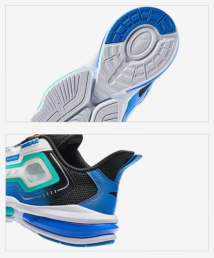 ANTA Children's Lingyun Running Shoes, Summer Girls' Sports Shoes, Professional Button Running Shoes, A22525544 6