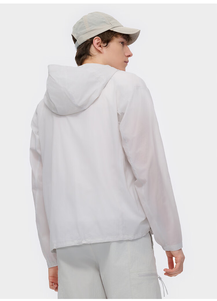 FILAFUSION FILA Trendy Woven Jacket for Men, Summer Fashion Casual Sun Protection Hooded Top 26