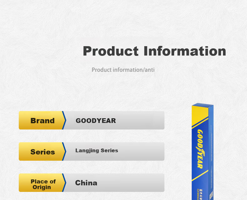 Goodyear Windshield Wiper Blades for Imported BMW X5, 2019-2020 Models, Original Rubber Strips, 2021 Accessories, Front Wiper Blades 13