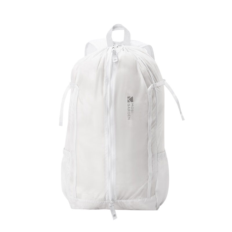 MOBIGARDEN Lightweight Feather-Like Skin Bag, Outdoor Camping Ultra-Light Water-Resistant Backpack, NX24664025, Polar White