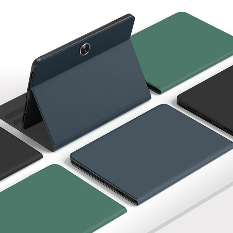 ALittleFlower Compatible with OPPO Pad 3 Pro Case, Universal for 2024 Model, 12.1-Inch OnePlus Tablet Pad Pro Computer Protective Case, Full Coverage Ultra-Thin Smart Sleep/Wake Function, Deep Blue Color