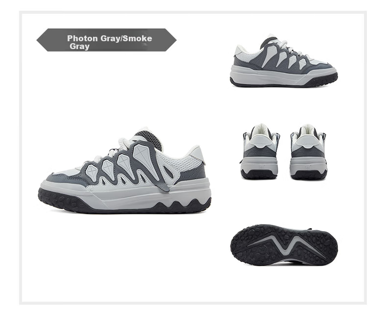 361° Women's Sports Shoes, Spring Leather Retro Couple Sneakers, Style 682516610-2 29