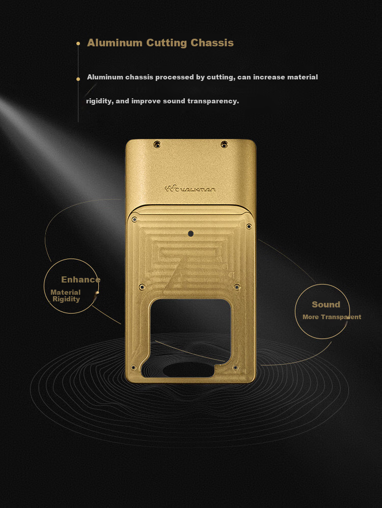 SONY NW-WM1ZM2 Hi-Res High-Resolution Music Player/MP3 Hi-Fi Lossless Flagship, Oxygen-Free Copper Gold-Plated Body, Jin Zhan 2nd Generatio 4