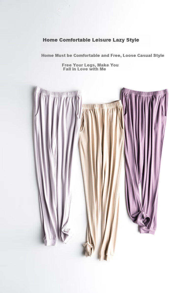 SipianSIPIAN Modal Sleep Pants, Women's Thin Loose-Fitting Long Pants, Pajamas, Casual Loungewear, Trousers for Women, Suitable for Outdoor Wear in Spring And Autumn Seasons 2