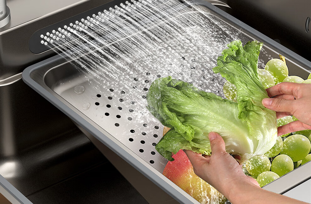 ARROW Treasure Basin Pro, Large Single Sink, 304 Stainless Steel Vegetable Washing Basin, Nano [Renovation Subsidy 15%] 14