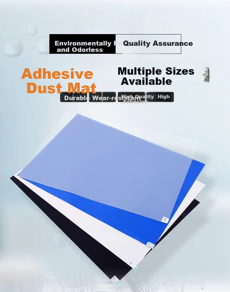 Andatong Dust-Collecting Mat, Workshop Dust-Sticking Pad, Removable Shoe-Soil Dust Mat, Laboratory Clean Room Floor Mat, Disposable Entrance Doorway Mat, 60*90cm/30 Pieces 2