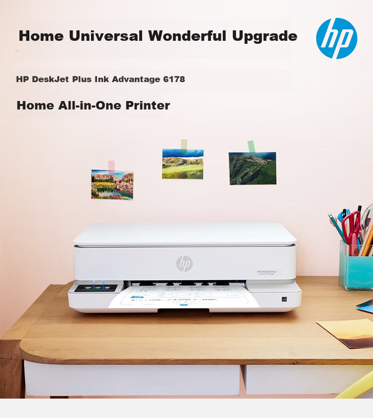 HP DJ 6178 Wireless Home Printer All-In Printer with Print, Copy And Scan Functions Automatic Duplex Printing WeChat Printing 2