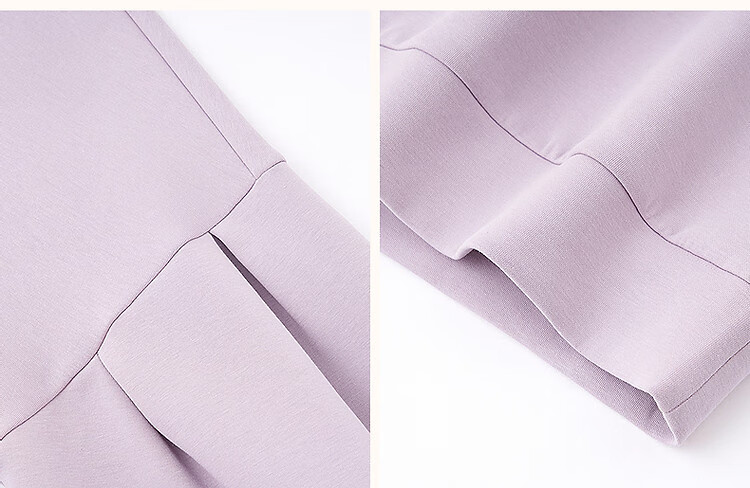 Dme [350G Air Layer] Spring Simple Round Neck Lantern Sleeve Loose Fit Slimming Sweatshirt Women's Top 7