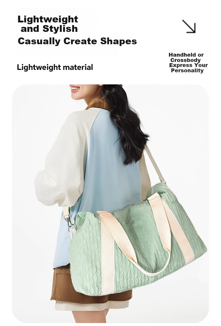 Banzheni Travel Bag Large Capacity Suitcase with Handle for Men And Women, Storage Bag for Maternity, Business Trip, Fitness, Handheld Crossbody Bag 8