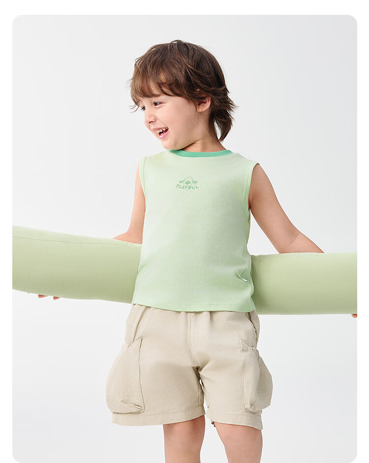 BALABALA Baby Vest Summer Sleeveless Short Sleeve Boys Girls Toddler Homewear Kids Underwear 208225169201 16