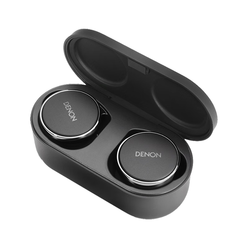 DENON PerL Pro True Wireless Bluetooth Headphones, HiFi Stereo Adaptive Active Noise Cancelling Earphones, AH-C15PL, Long Battery Life, Bluetooth 5.3, Black, Gift
