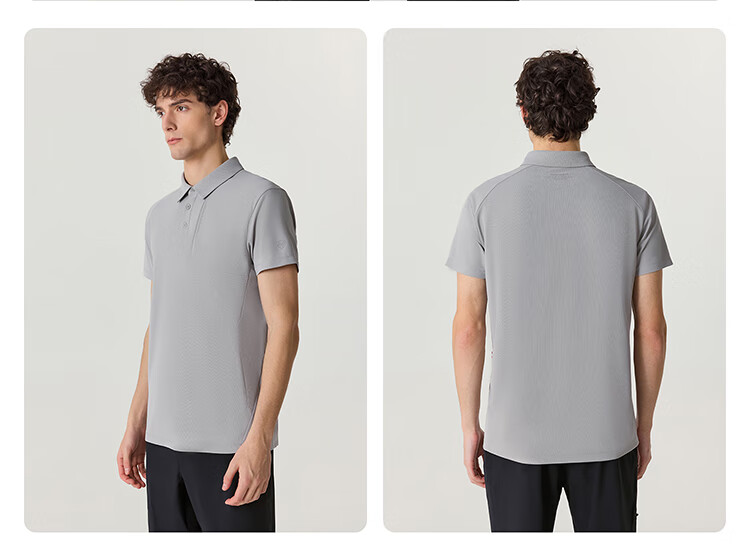 NORTHLAND COOLMAX Quick-Dry Sun Protection Polo Shirt, Outdoor Breathable Antibacterial Elastic Collar Short-Sleeve T-Shirt for Me 13