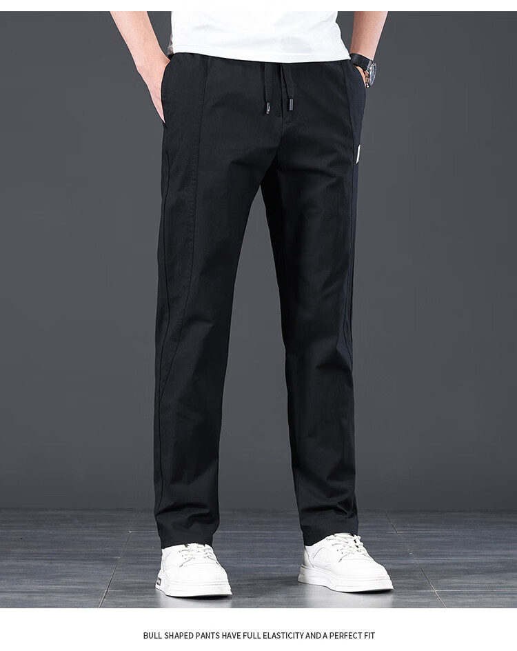 JEEP Comfortable And Simple Casual Pants for Men, 2026 Summer Fashion Versatile Straight-Leg Trousers, Commuter Long Pants for Me 18