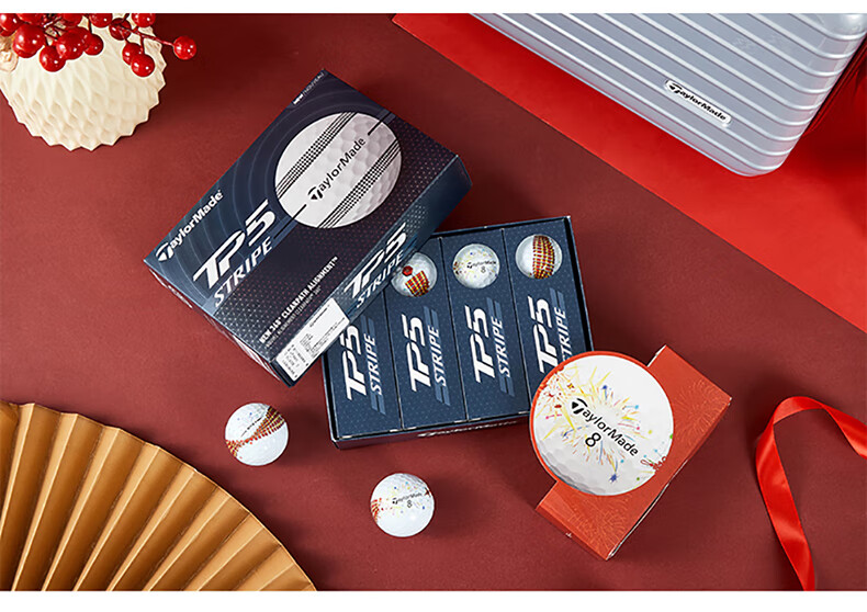 Taylormade TP5/TP5X Golf Balls, Five-Layer 24-Ball Limited Edition Gift Box, Birthday Present, Gift Set 5