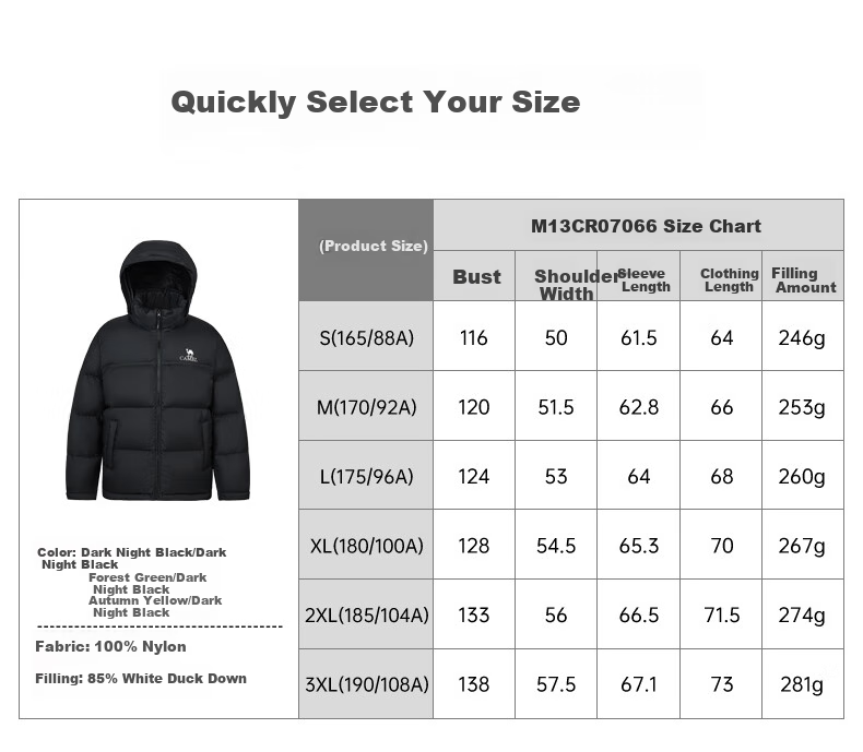 CAMEL Flame Mountain down Jacket 2.0 Wang Junkai Edition [Wang Zhe Kai Armor] Men's Thickened Warm Coat for Winter 26