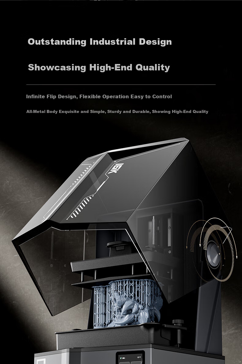ELEGOO Saturn 4 Ultra 16K, Light-Curing 3D Printer, Home Desktop-Grade, 10-Inch High-Speed High-Precision 3D Printer for Figurines And Student Models 7