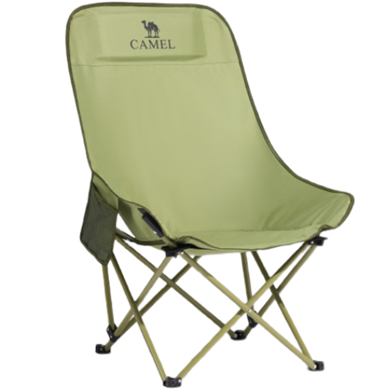 Camel Outdoor Folding Chair Moon Chair Camping Picnic Chair Beach Portable Stool Outdoor Sketching Fishing Chair D080C