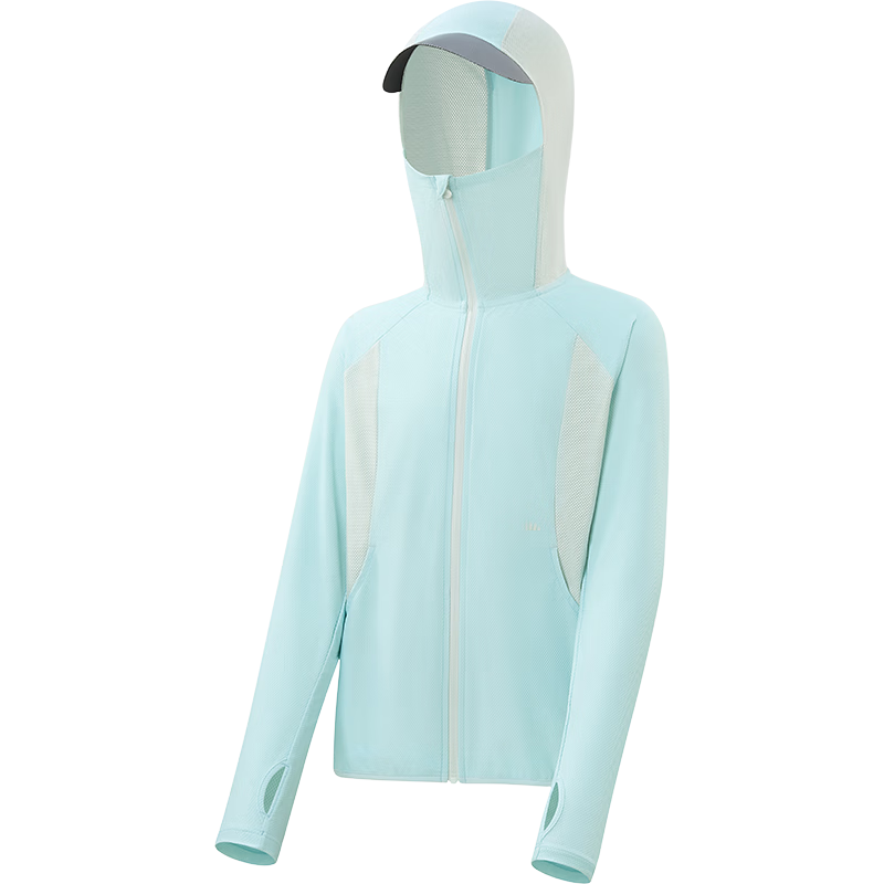 Beneunder Kids UV Protection Jacket Unisex Breathable Sunproof Coat AS983 Clear Sky Blue 110
