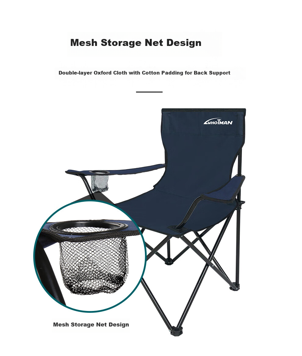 Whotman Outdoor Folding Recliner Chair Nap Office Beach Sofa Lazy Fishing 77195 5