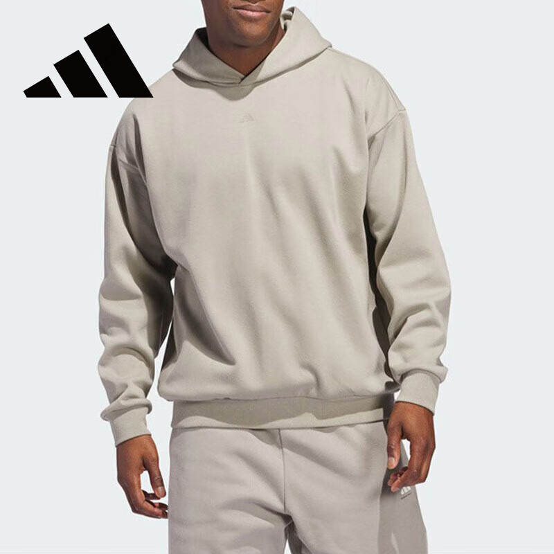 Adidas Fitness Training Sportswear, Stylish Hooded Windproof Casual Pullover, JC7846, M Size