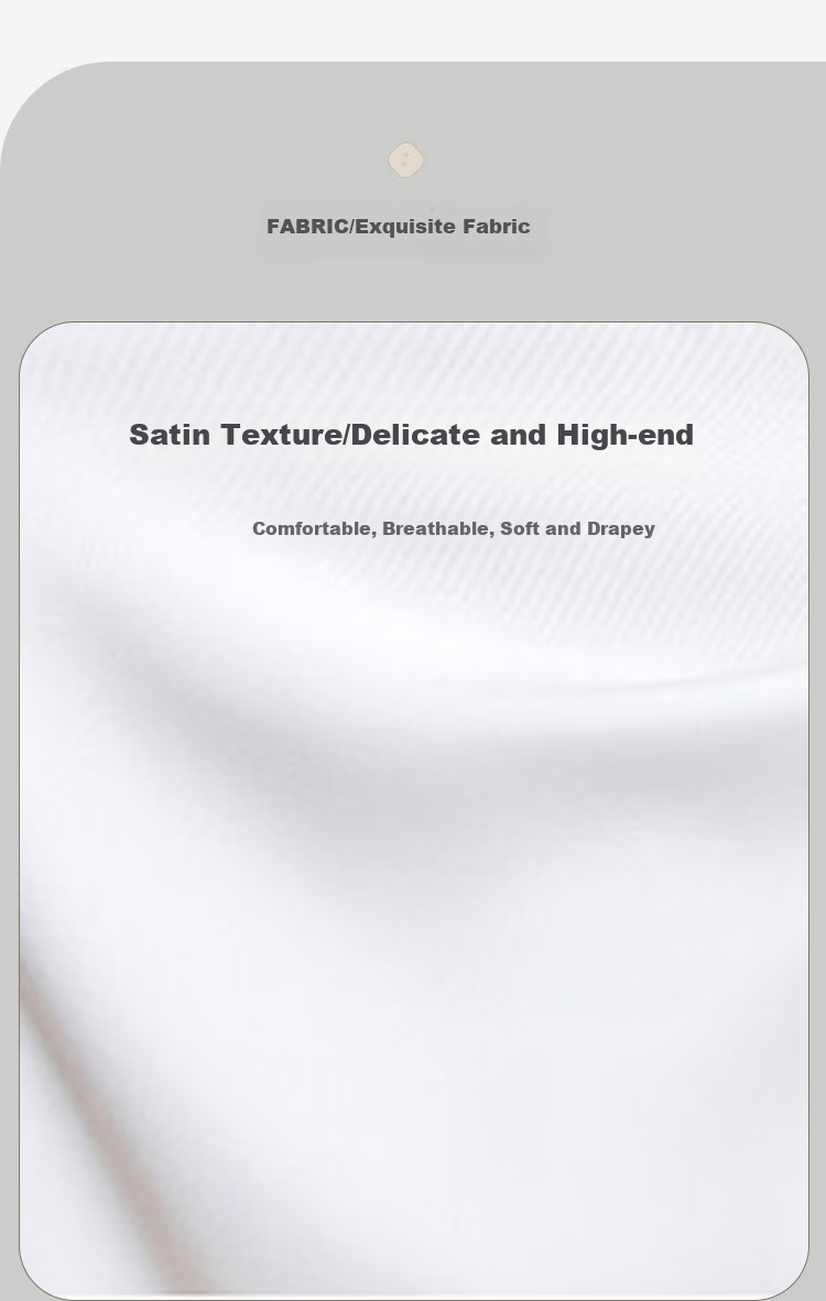 FitonTon Women's Shirt, Autumn And Winter Design, Niche Versatile Blouse, Stylish And Mature Satin Top, Professional Puff Long-Sleeve Blouse 9