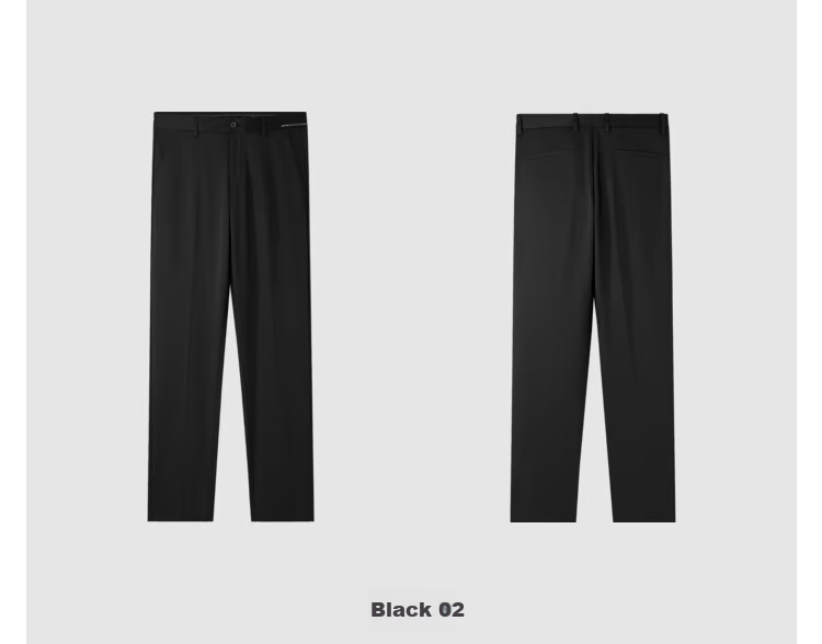 HLA Men's Dress Pants, Spring Slim-Fit, Elastic Casual Trousers for Me 7