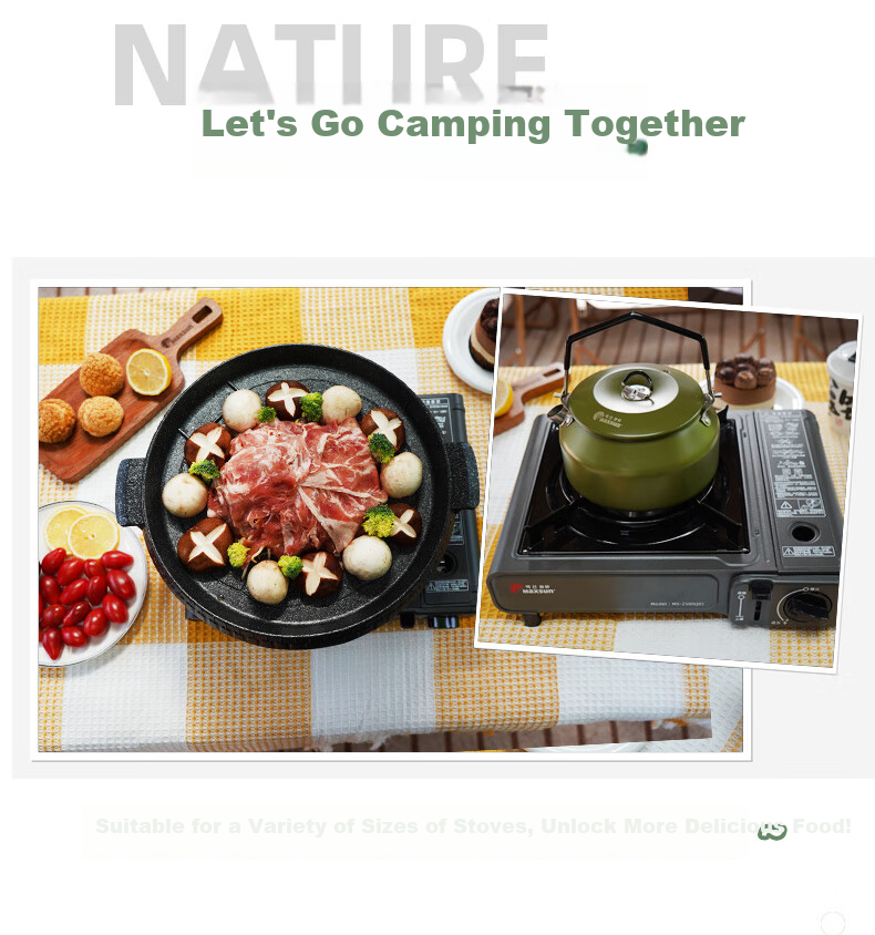 Maixian Portable Gas Stove Windproof Explosion-Proof Magnetic Stove Sold by JD Outdoor Hot Pot And Barbecue Portable Stove 520JD 3