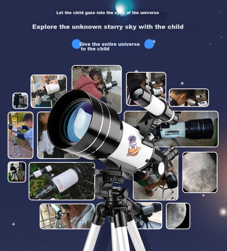 Feilaishi Astronomical Telescope High-Power HD Children's Birthday Gift Large Aperture Telescope 2