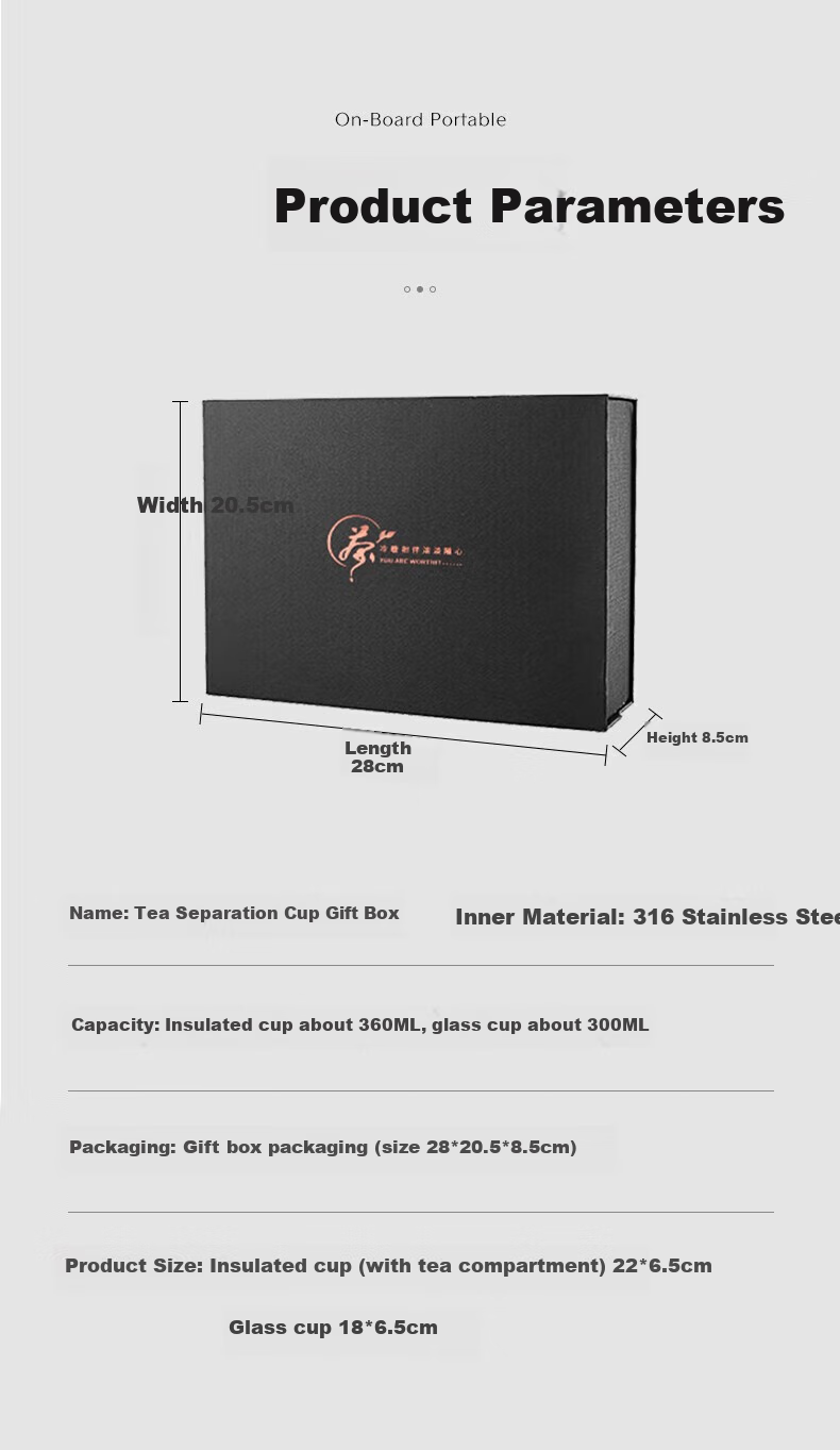 Mixiaoshu Insulated Mug for Men with Tea Infuser Cup, Mid-Autumn Festival Gift for Boyfriend, Father, Birthday Present for Husband, Practical Gift for Me 16