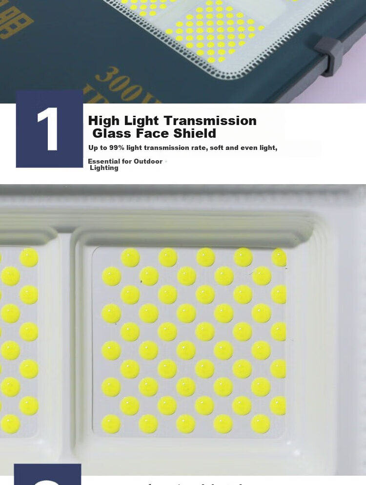 Yaming LED Floodlight, Outdoor Waterproof Signage Spotlight, High Brightness Searchlight, Construction Site Yard Flood Light, YM-7070 White Light Nano Series 8